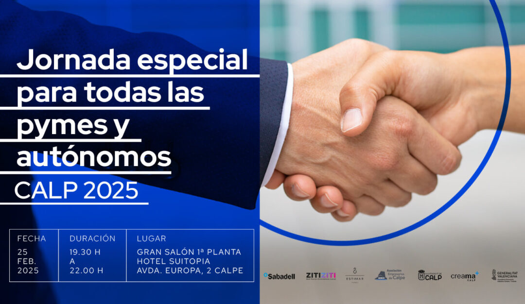 Jornada especial para pymes y autónomos Calp 2025