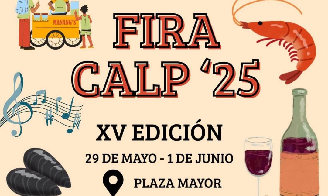 FiraCalp celebra su 15ª edición, la feria gastronómica y comercial de Calp, con una completa agenda de actividades