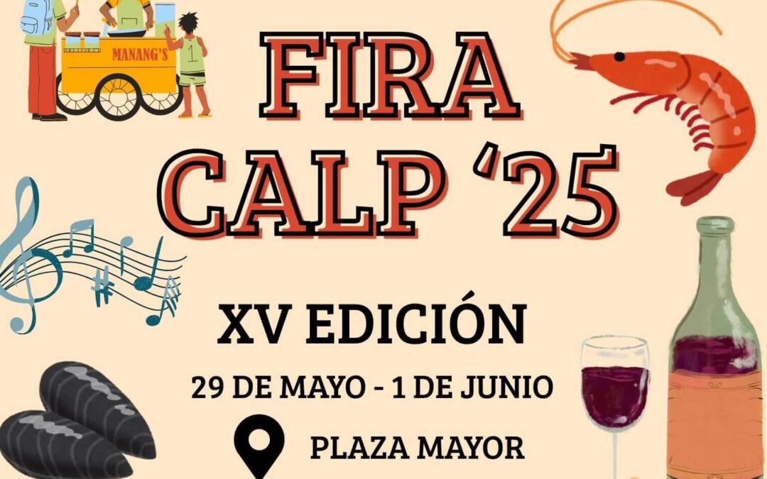 FiraCalp celebra su 15ª edición, la feria gastronómica y comercial de Calp, con una completa agenda de actividades