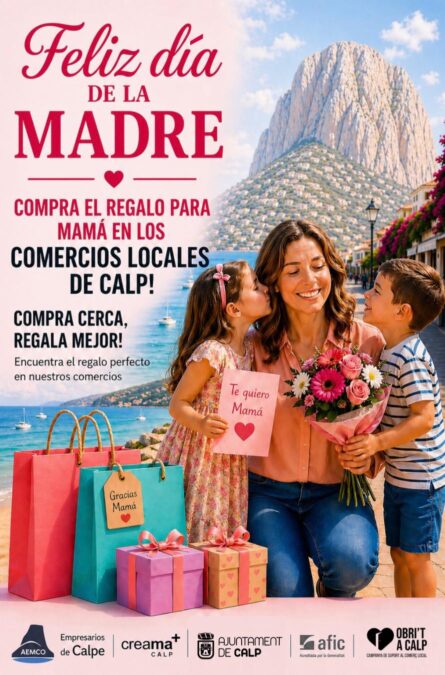 Compra cerca, regala mejor: celebra el Día de la Madre en el comercio local de Calp